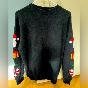 Vine & Love size small black true to size sweater.